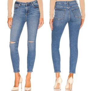 LF Lover's & Friends Ricky Low Rise Stretch Distressed Knee Skinny Jeans | 31